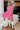 Kaleidoscope Ways Mineral Wash Mini Dress In Pink