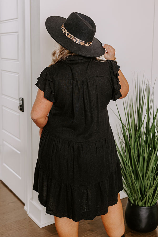 Newsworthy Style Linen-Blend Babydoll Dress In Black Curves – Impressions Online Boutique Newsworthy Style Linen-Blend Babydoll Dress In Black Curves – Impressions Online Boutique
