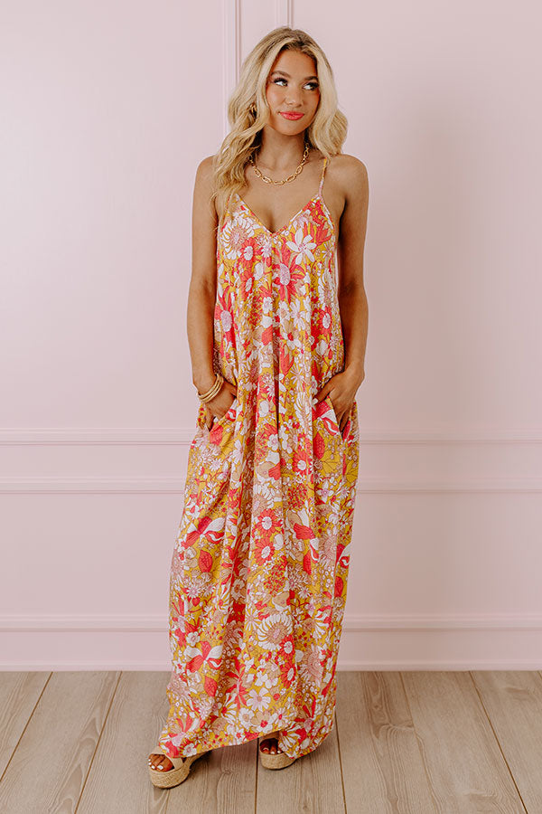 Casually Chic Floral Maxi