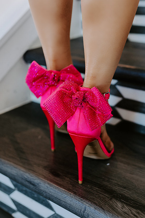 The Candice Heel in Hot Pink 8.5 / hot-pink The Candice Heel in Hot Pink 8.5 / hot-pink