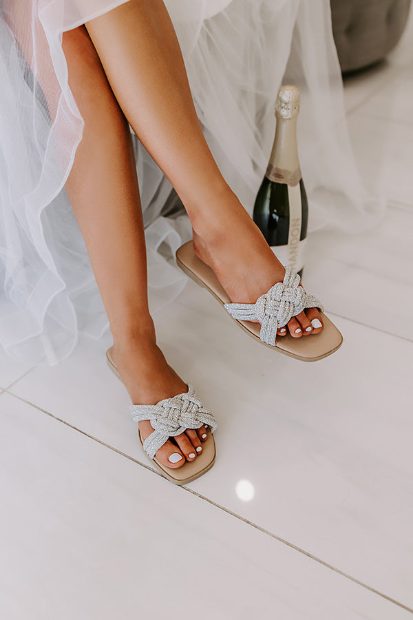 Sweet Moment Embellished Sandals