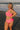  pink Sandy Sunset High Waist Seersucker Bikini Bottom Curves 