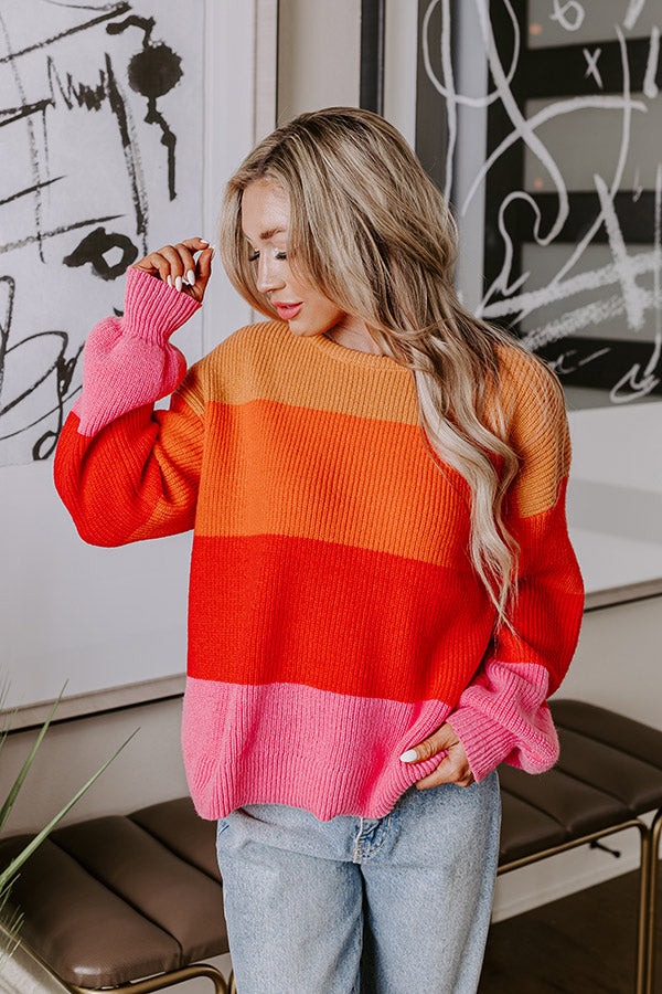 Spring Breeze Stripe Sweater