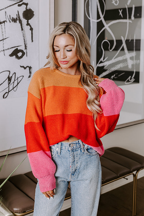 Spring Breeze Stripe Sweater