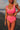  pink Sandy Sunset High Waist Seersucker Bikini Bottom 