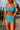  ocean-blue Cool Waters High Waist Seersucker Bikini Bottom 