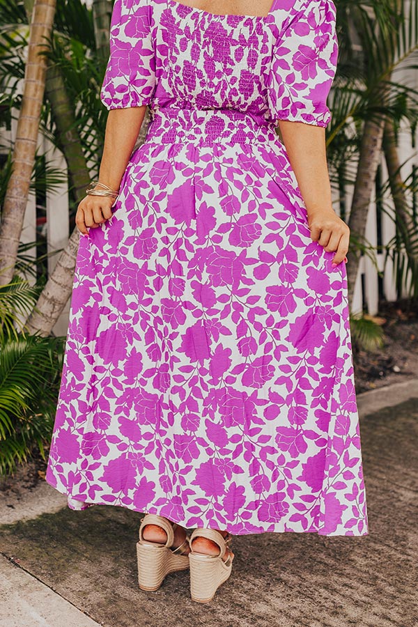 Floral Oasis Maxi Skirt Curves