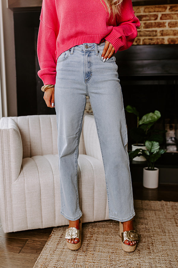 Just USA The Candice High Waist Straight Leg Jean