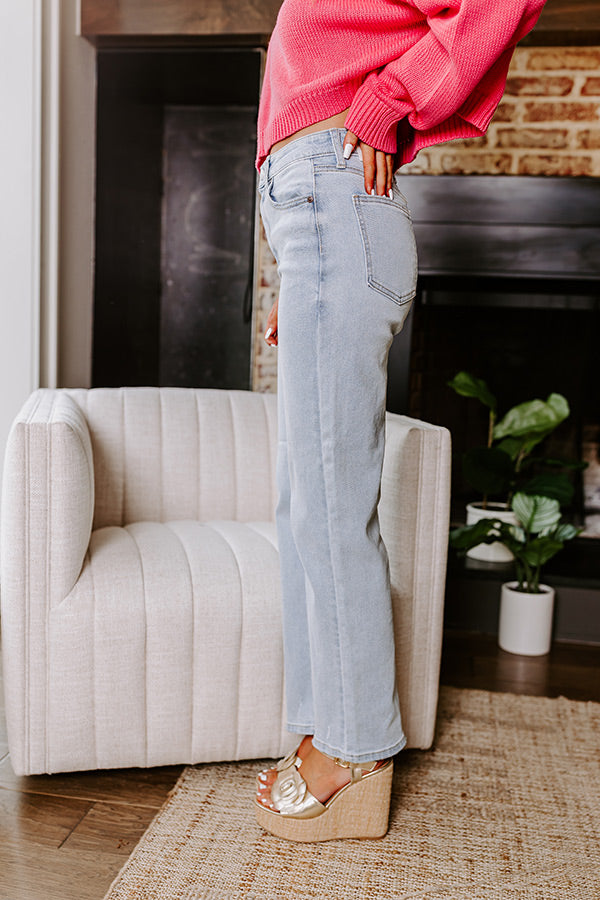 Just USA The Candice High Waist Straight Leg Jean