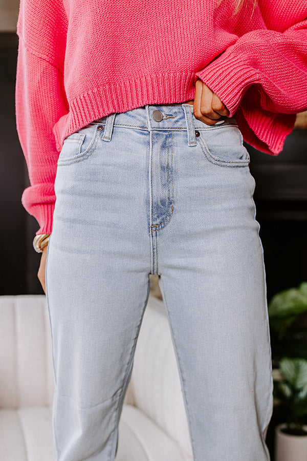 Just USA The Candice High Waist Straight Leg Jean