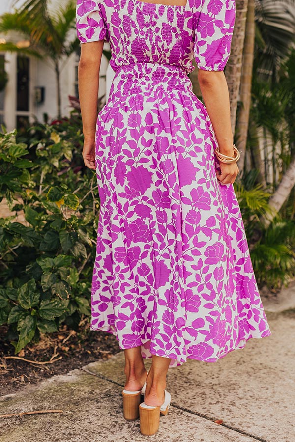 Floral Oasis Maxi Skirt