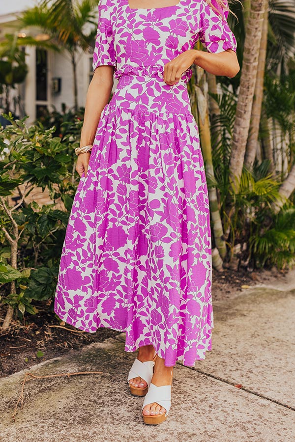 Floral Oasis Maxi Skirt