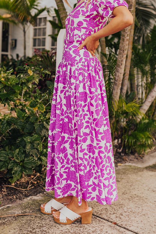 Floral Oasis Maxi Skirt