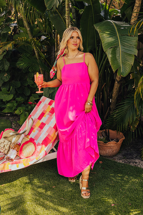 Oh So Chic Maxi Dress in Hot Pink Curves Impressions Online Boutique Oh So Chic Maxi Dress in Hot Pink Curves Impressions Online Boutique