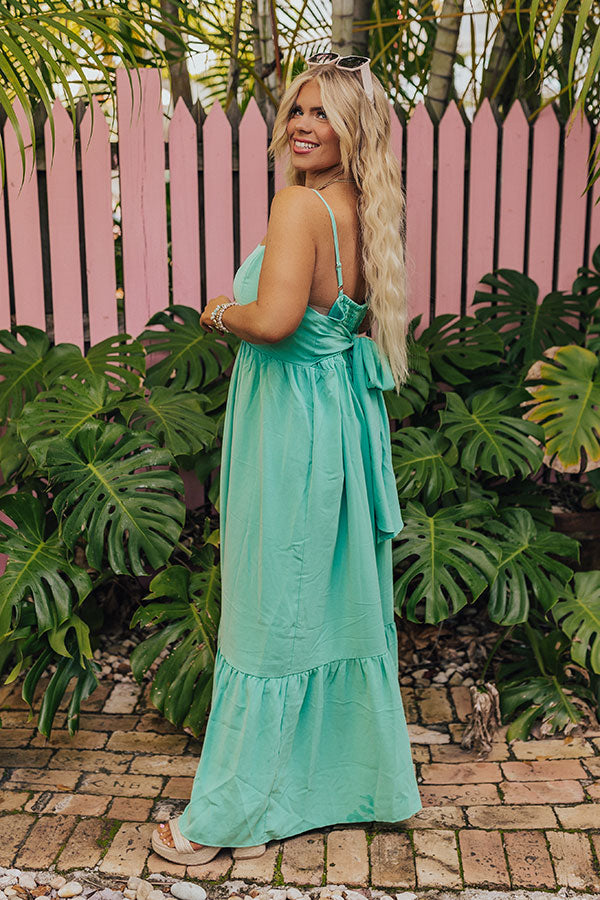 Oh So Chic Maxi Dress in Sea Glass Curves 3XL / seaglass Oh So Chic Maxi Dress in Sea Glass Curves 3XL / seaglass