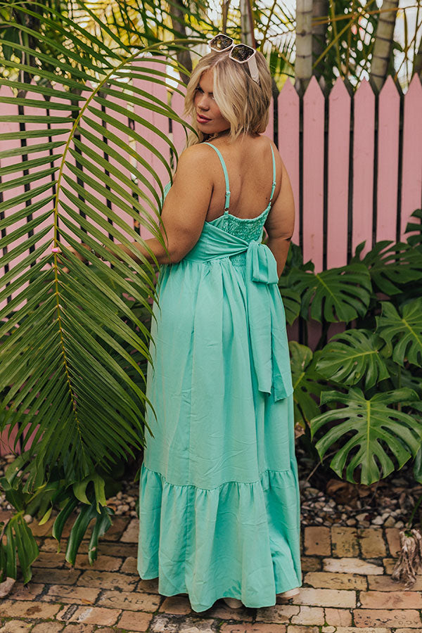 Oh So Chic Maxi Dress in Sea Glass Curves 3XL / Seaglass Oh So Chic Maxi Dress in Sea Glass Curves 3XL / Seaglass
