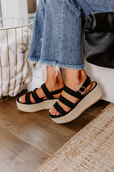 Faux suede hot sale espadrille sandals