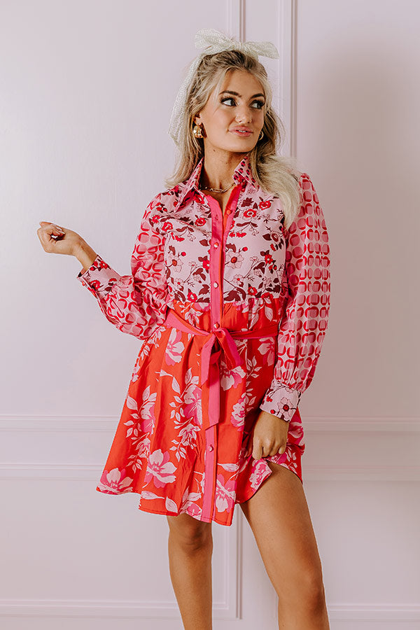 Sweetly Surprised Floral Mini Dress