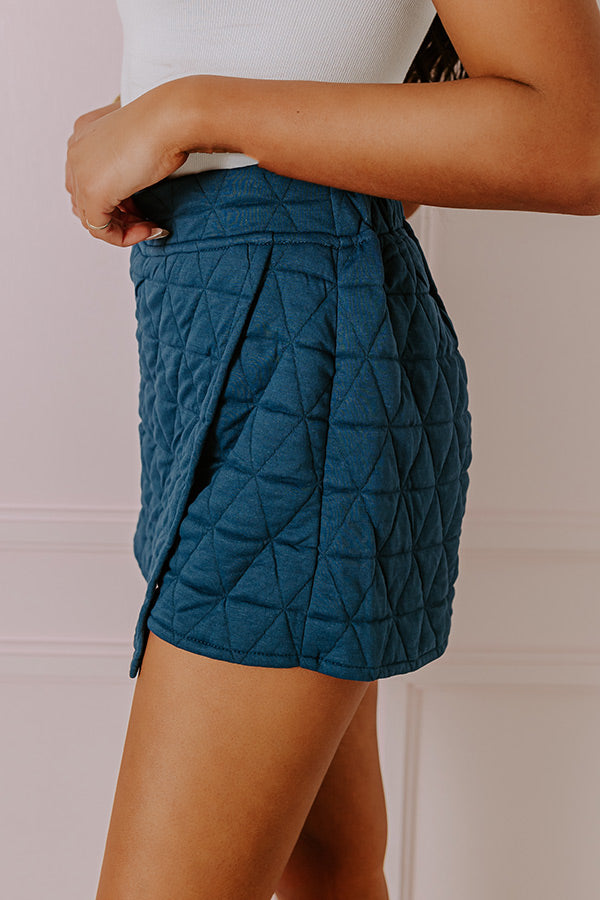 Jetting Around Quilted Skort