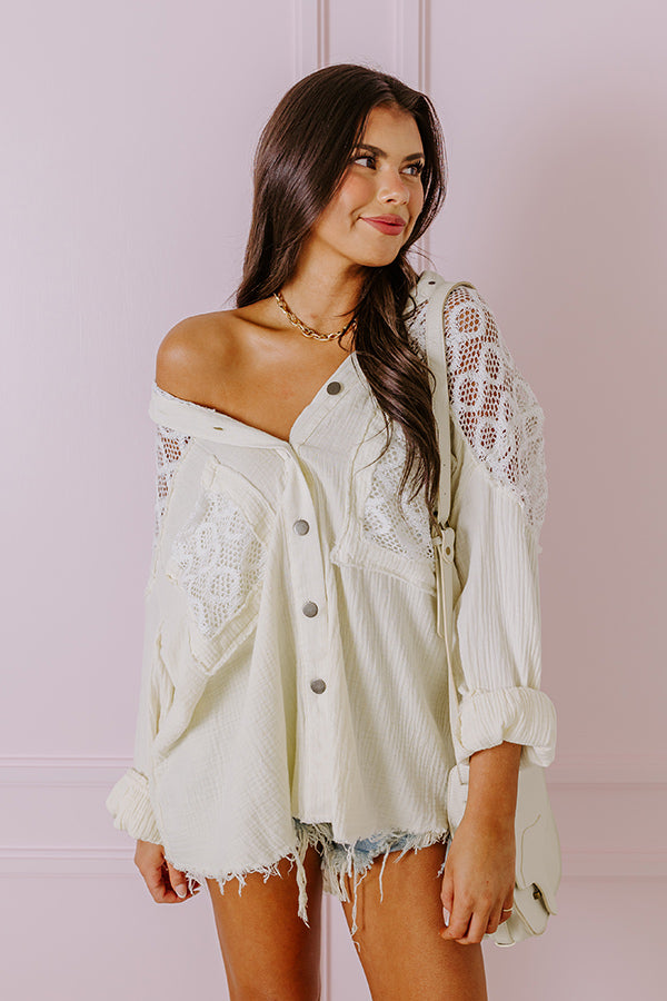 Free Spirited Knit Button Up