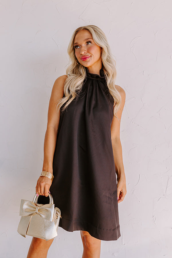 Pursuit Of Happiness Shift Dress In Black