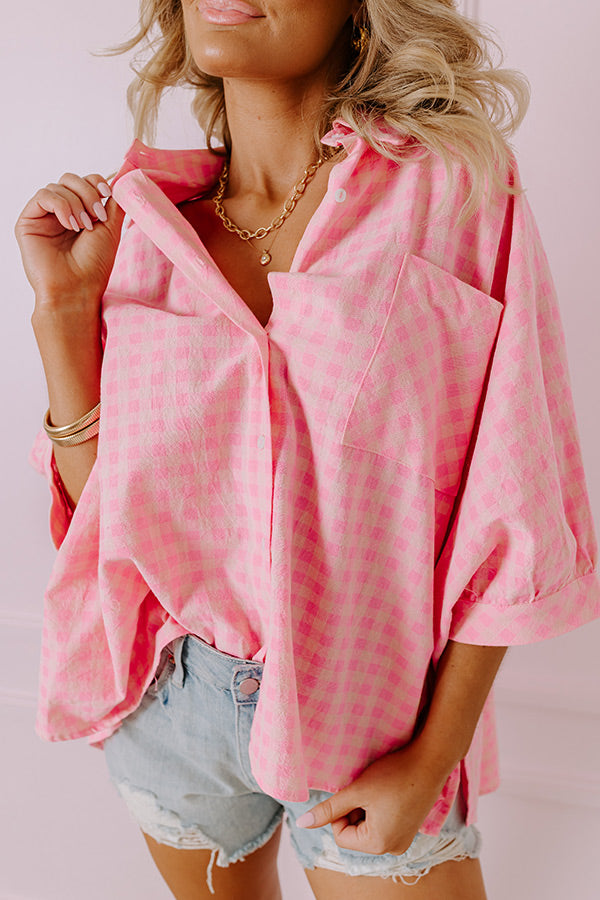 Vacay Ways Oversized Button Up