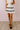 Summer Soiree Mini Linen-Blend Skirt In White