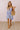 Tropicana Trendsetters Babydoll Mini Dress in Periwinkle
