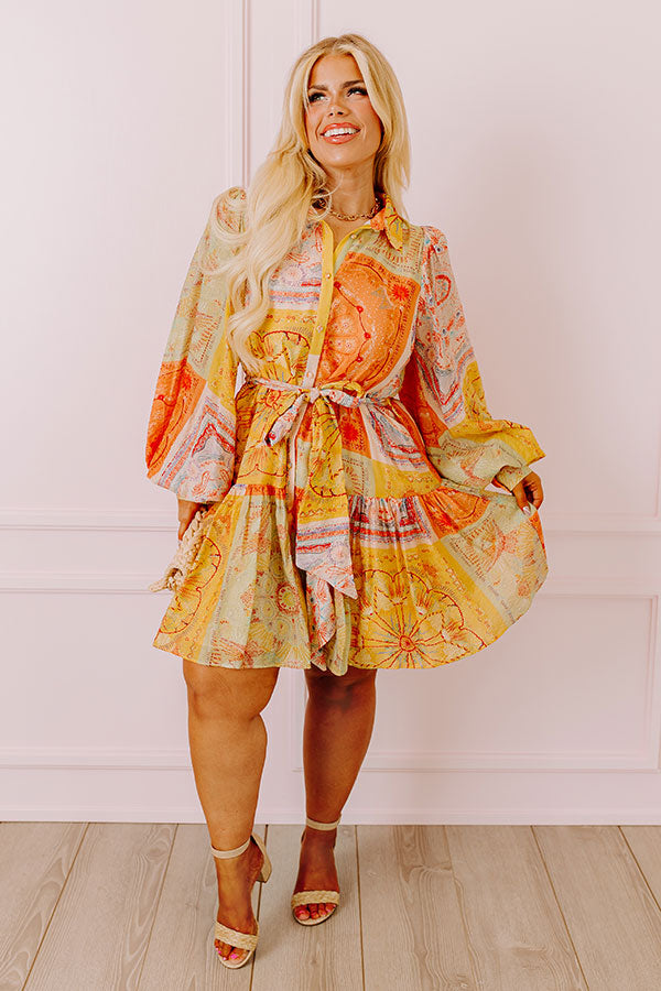 orange color dress online Sunset Ombre Maxi Dress Orange S