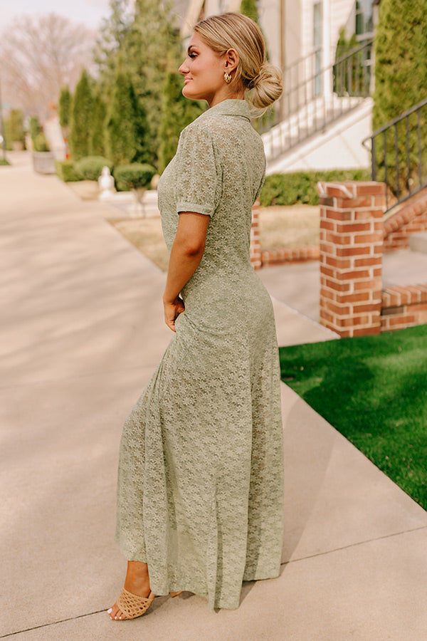 Lovely Details Lace Maxi Dress