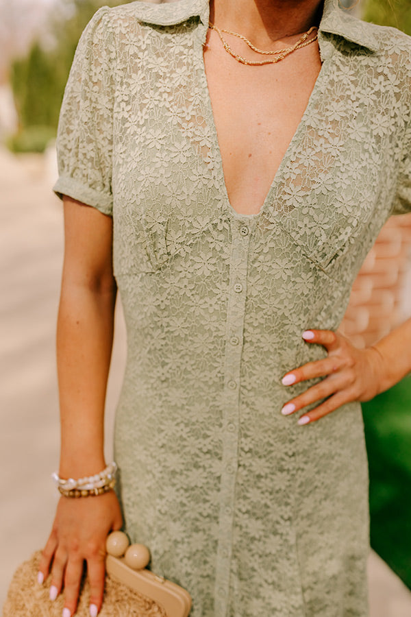 Lovely Details Lace Maxi Dress