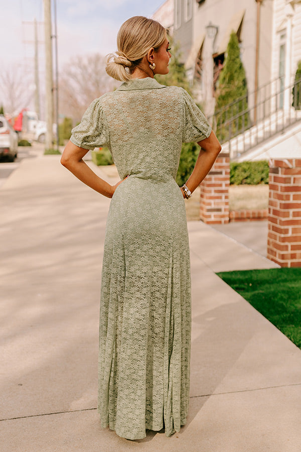 Lovely Details Lace Maxi Dress Lovely Details Lace Maxi Dress