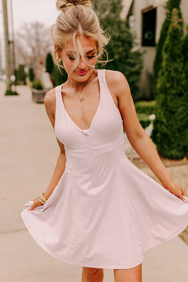 casual athletic dresses for women Cross Back Tennis Dress